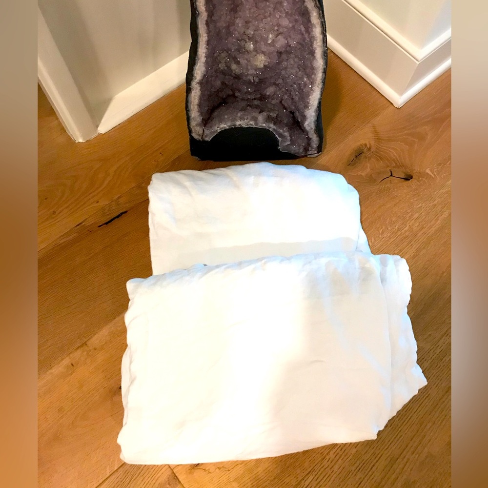 Restoration Hardware Linen White Sheet Set - Size; King